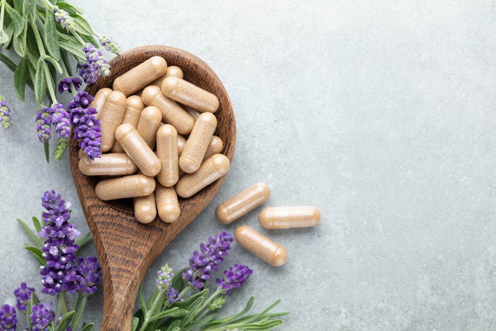 Alternative Medicine. Dietary supplements, vitamins and minerals